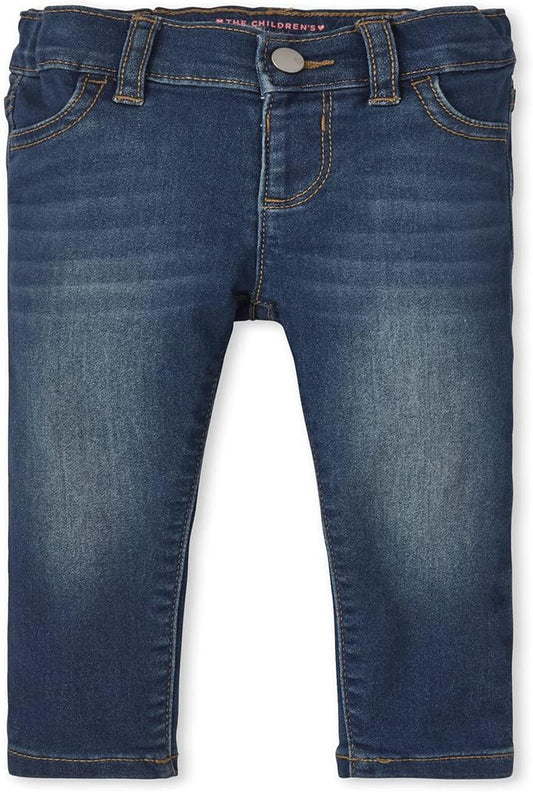Baby Girls' and Toddler Super-Soft Stretch Denim Jeggings