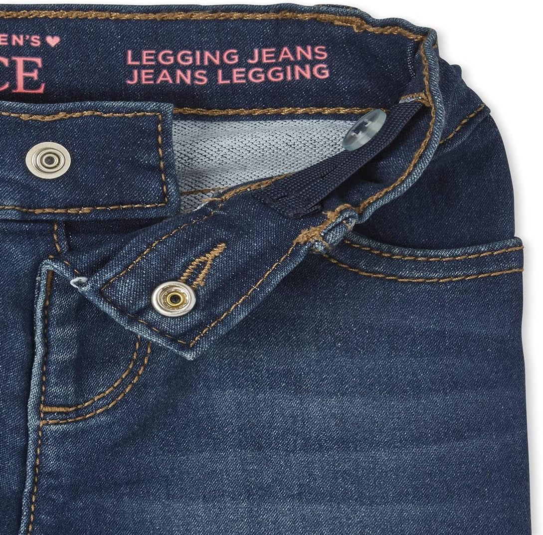 Baby Girls' and Toddler Super-Soft Stretch Denim Jeggings