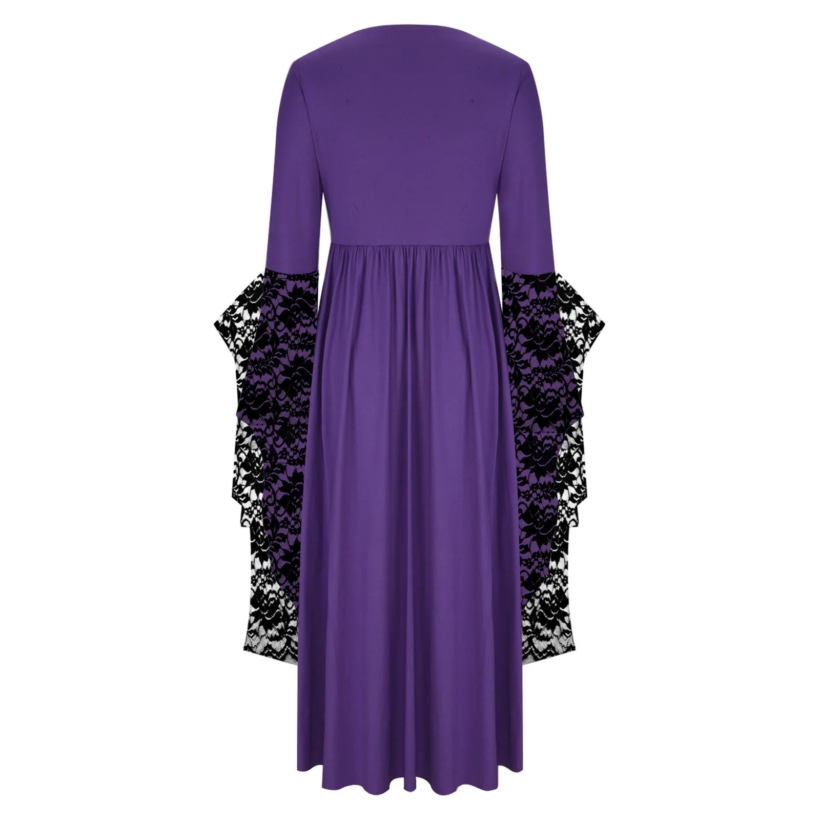 Womens Gothic Dress plus Size Flare Sleeve Dress Skull Lace Print Steampunk Dresses Cocktail Dresses Flowy Goth Corset Dress Maxi Wedding Guest Dresses and Day