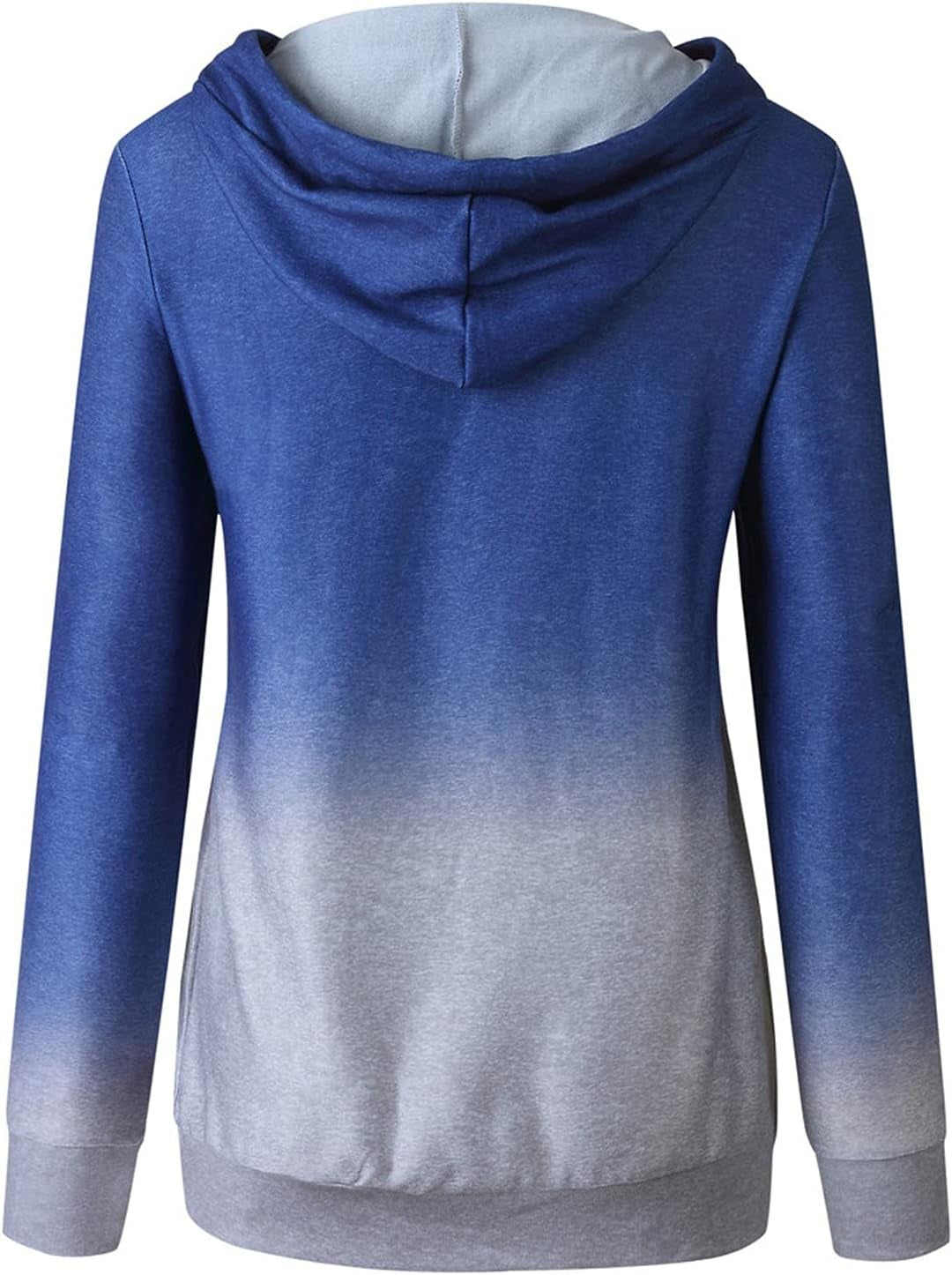 Women'S Fall Long Sleeves Hoodies Tops, Fashion Tie-Dye Print Loose Fit Sweatshirt Casual Loose Comfy Hooded Blouses