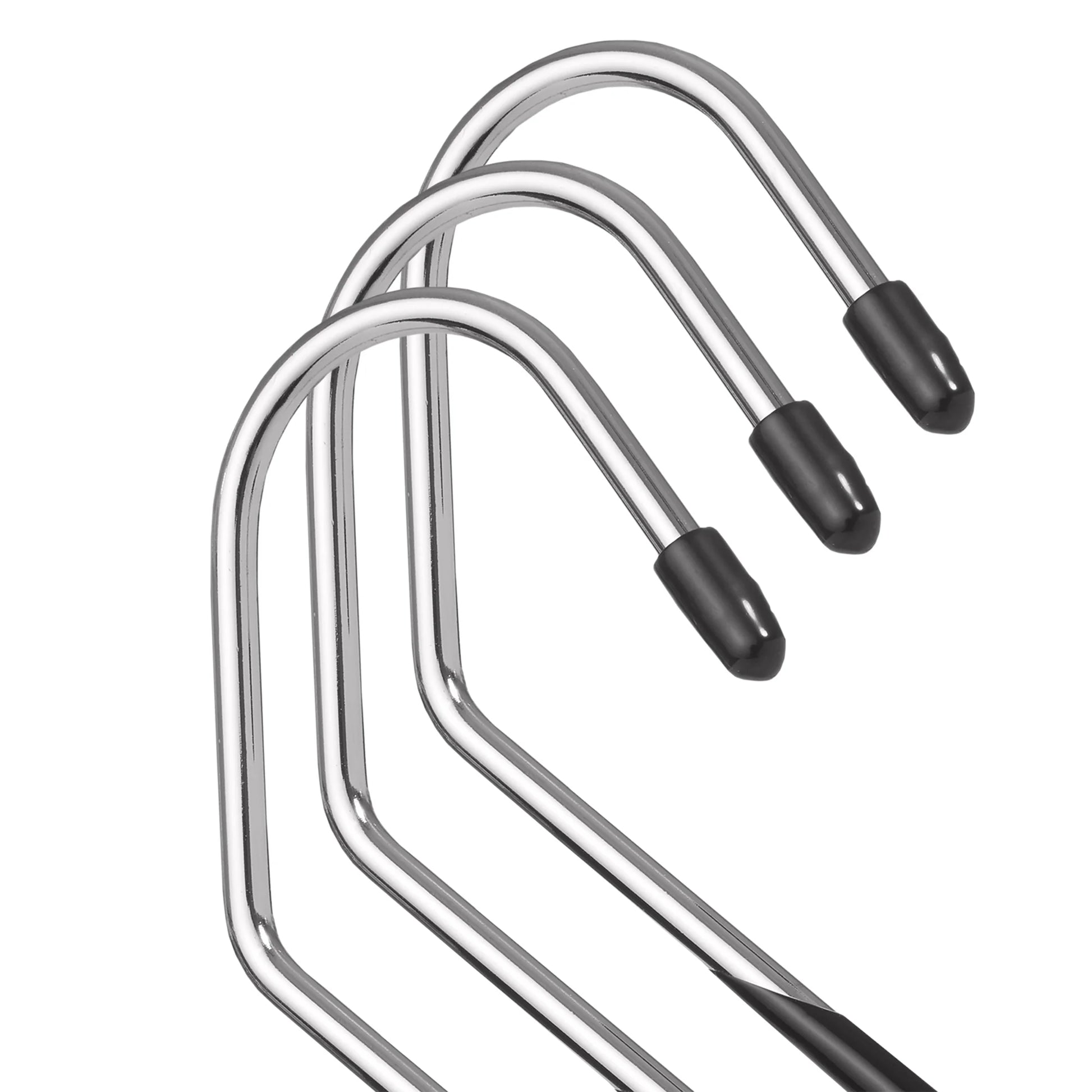 20 Open-Ended Pants Hangers, Non-Slip for Slacks, Jeans, Skirts