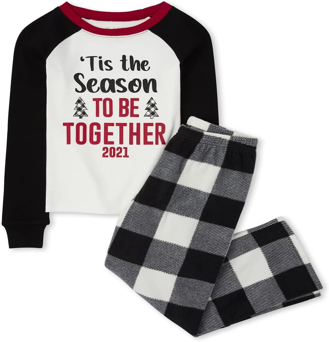 Kids' 2 Piece Christmas Pajamas, Fleece