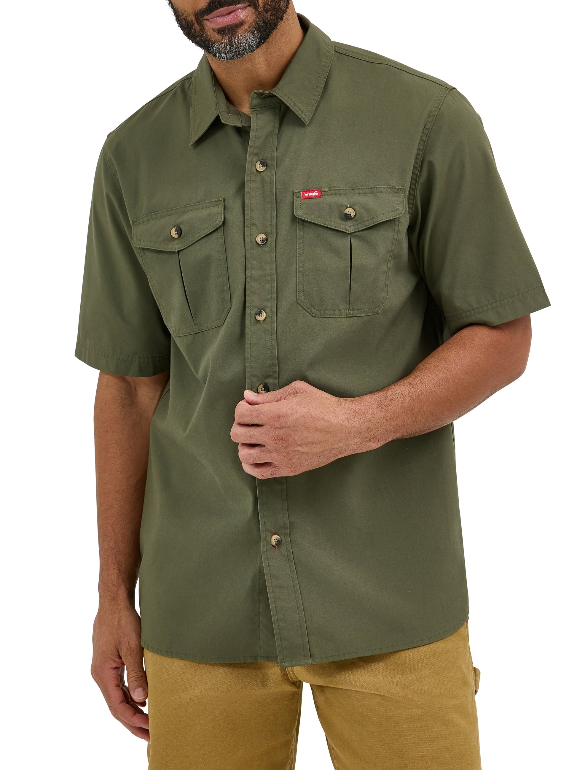 ® Men'S Relaxed Stretch Short Sleeve Shirt, Sizes S-5XL