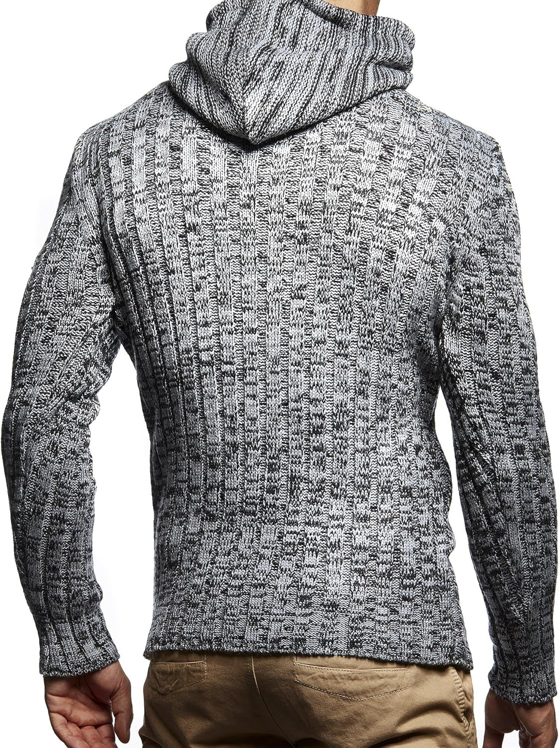 Slim Pullover Sweaters for Men with Hoodie - Men'S Knitted Sweater